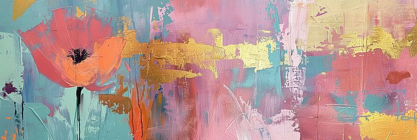 Modern Flowers by Abstract Painting