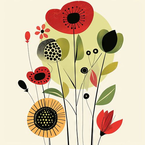 Farbenfrohe Blüten