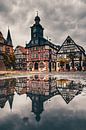 Heppenheim in Duitsland. De prachtige marktplaats met zijn vakwerkhuizen en het grote stadhuis is al van Fotos by Jan Wehnert thumbnail