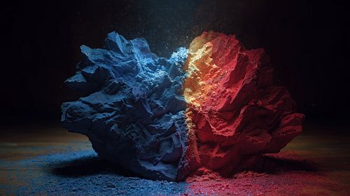 Stone in a multicoloured duality panorama