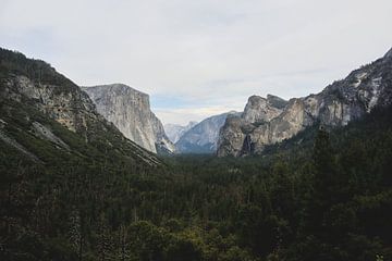 Vue sur le Yosemite sur Lisa Schrijvers