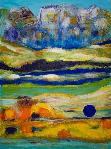 Le point bleu 5 par Henk Steins