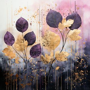 Botanische Serie: violett (4)