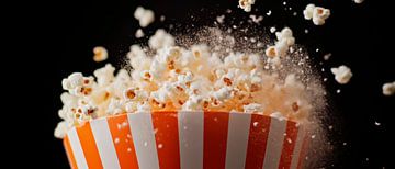 Popcorn explosion in a cinema cup - Fun by Poster Art Shop