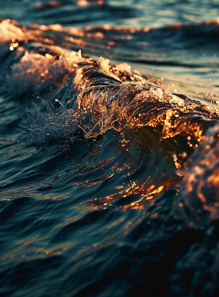 Goldene Stunde am Meer von fernlichtsicht