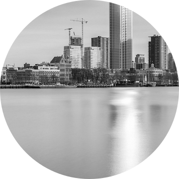 Zalmhaventoren Rotterdam in B&W