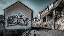 Saint-Claude, Yellow Passage by Arjan Warmerdam