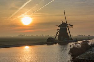 Zonsopkomst bij 'De Achtkante Molen'