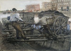 Baustelle, George Hendrik Breitner, um 1900