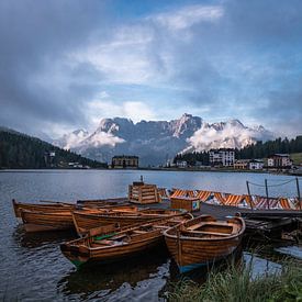 Le lac Misurina dans les Dolomites sur swc07
