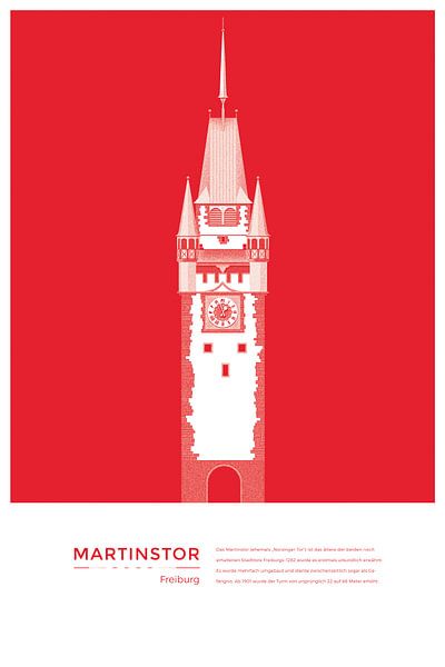 Martinstor Freiburg by Michael Kunter