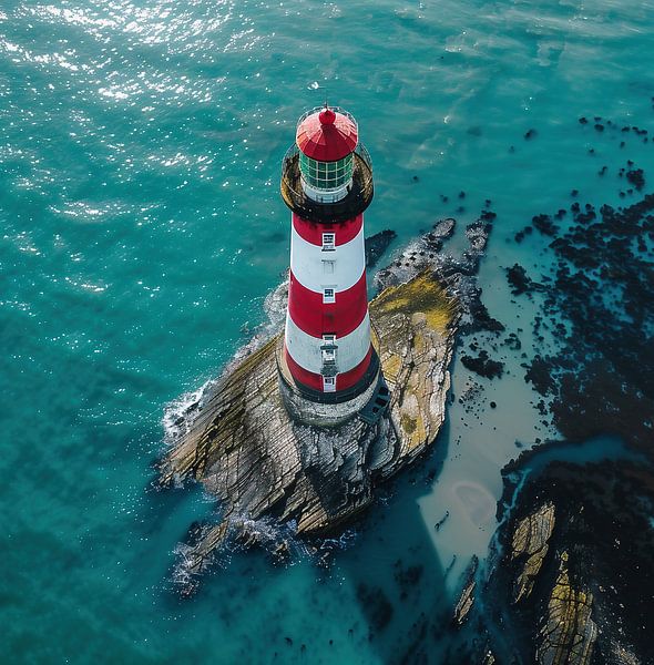 Leuchtturm im sanften Licht von fernlichtsicht