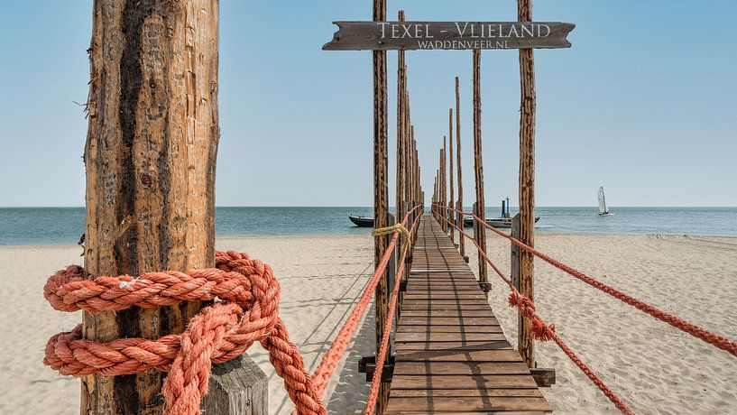 Anlegestelle Wattenmeerfähre Texel - Vlieland von Kok and Kok