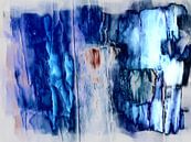 Abstrakt in Blautönen von Maurice Dawson Miniaturansicht