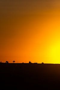 Porträt Sonnenuntergang Silhouette... von Jarno Bonhof