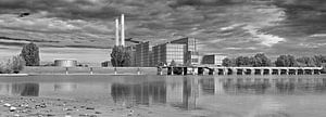 Panorama IJssel power station Zwolle