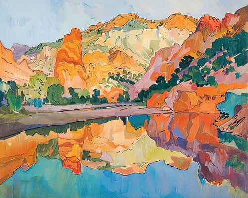 Landschaft im Monet-Stil