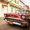 Chevrolet Oldtimer in Havanna, Kuba von Bart van Eijden