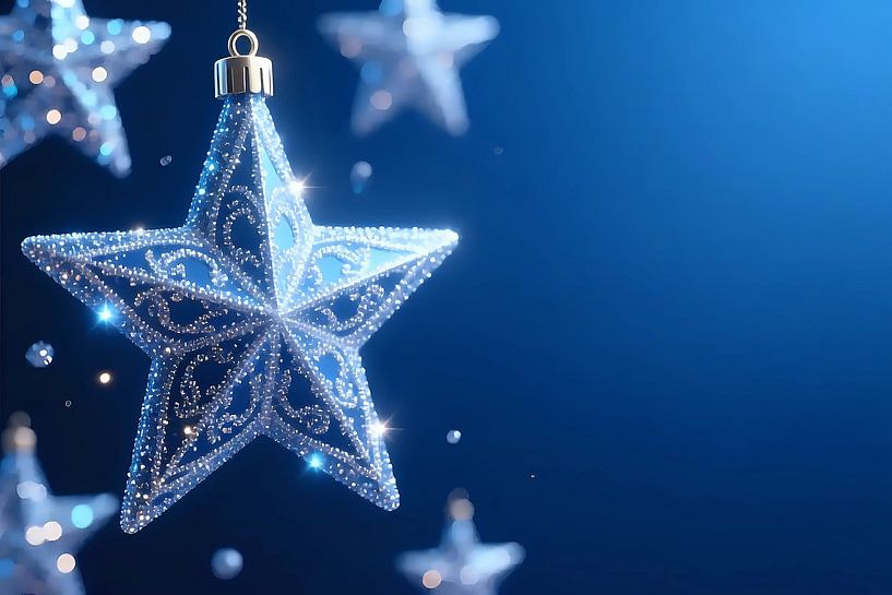 Composition festive en forme d'étoile par Jean Pierre