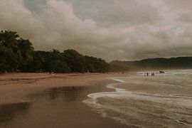 Mistig, dromerig strand van Costa Rica, ruig van Nicole de Ruijter