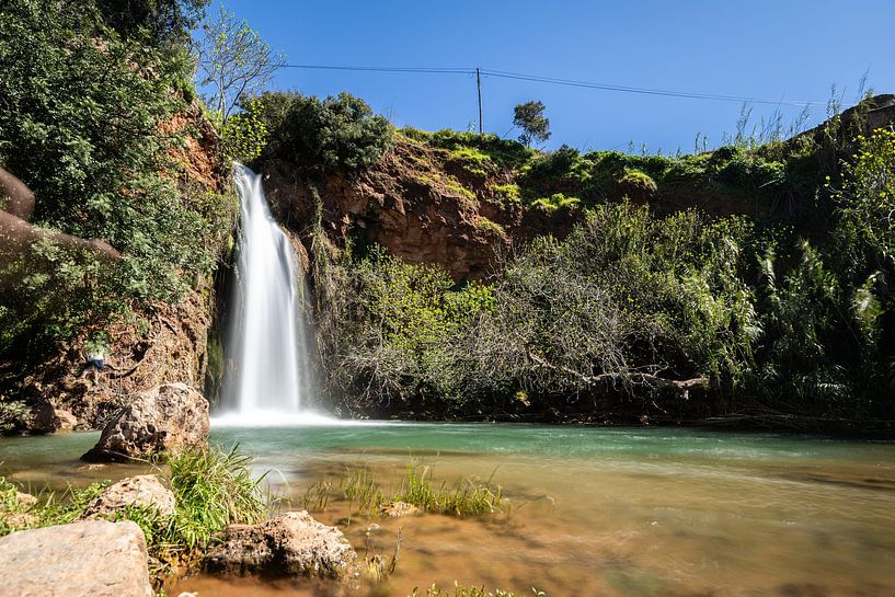 Chute d'eau Queda do Vigário à Alte, Algarve, Portugal par Fotos by Jan Wehnert