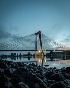 Pont de Heusden Nuit Meuse sur Zwoele Plaatjes