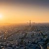 Paris Skyline with the Eiffel Tower by Niko Kersting