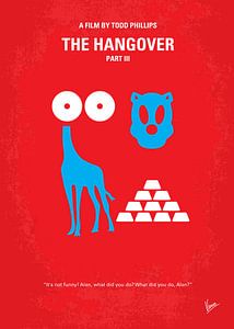 No145 My THE HANGOVER Partie III affiche de film minimal sur Chungkong Art