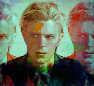 Motiv David Porträt Bowie the Duke - 3 Faces von Felix von Altersheim