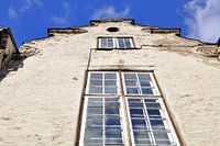 Riga, gevel woning in oude centrum