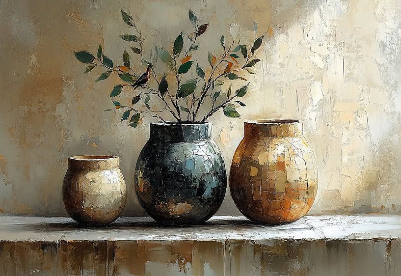Golden Autumn Reflections van Kunst Kriebels