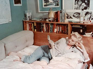 Marilyn Monroe thuis (1951) van Bridgeman Images