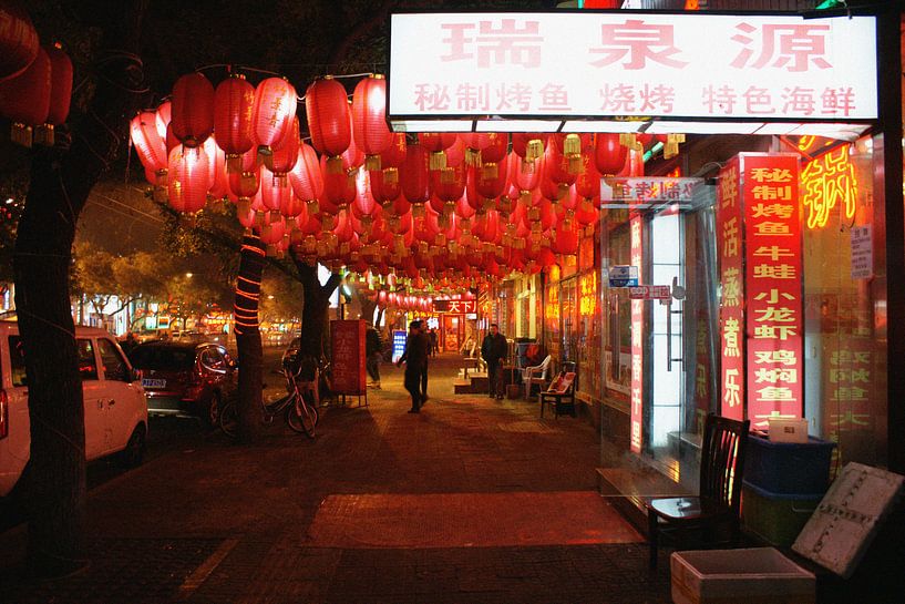 The lamps of Zhangzizhong Street in Beijing 01 by Ben Nijhoff