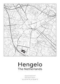 City map - Netherlands - Hengelo