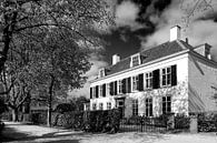 Huis Rhijnlust in Oog in Al te Utrecht (zwartwit) van André Blom Fotografie Utrecht thumbnail