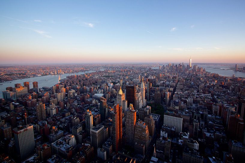 Manhattan Skyline New York van Blijvanreizen.nl Webshop
