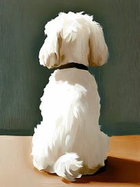 Goldendoodle Dog by IamHome Studio