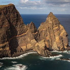 Golden cliffs, eternal wind - a sunset at the end of the island by Walter G. Allgöwer