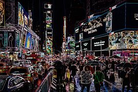Times square, New York by C. Wold