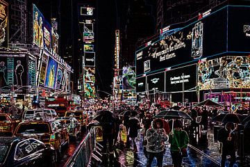 Times square, New York van C. Wold