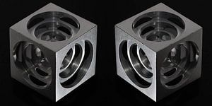 3D Hollow Metal Cube