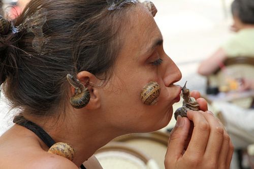 Straat theater Frankrijk