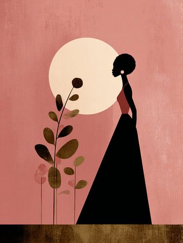 Silhouette à l'heure dorée sur Studio Allee