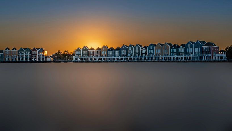 Étang des roseaux au coucher du soleil par Bill hobbyfotografie