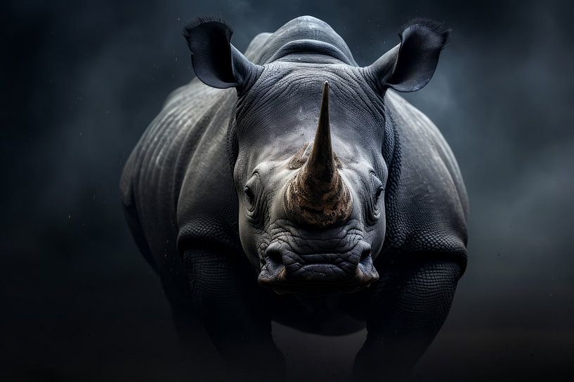 Rhinozeros von PIX on the wall