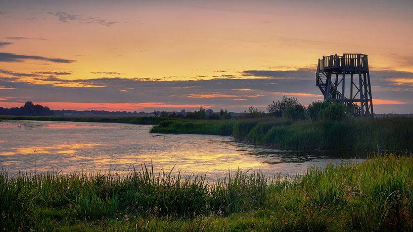 Westerpolder watchtower by Marga Vroom