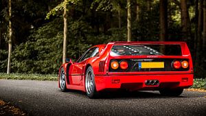 Ferrari F40 sur Ricardo van de Bor