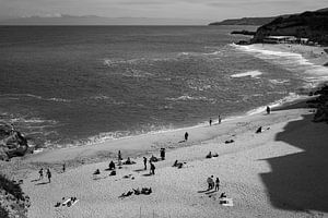 Strandleben im April