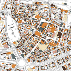 Map of Nijmegen by Stef van Campen