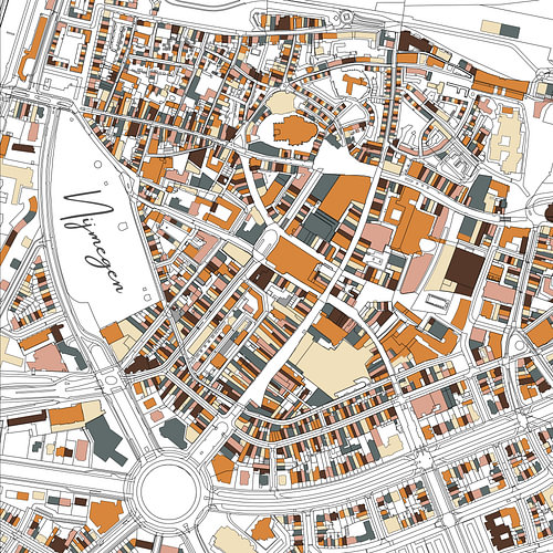 Stadtplan von Nijmegen